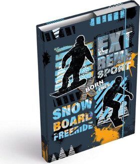 Desky na sešity box A5 Snowboard