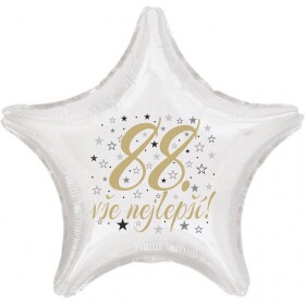 88. narozeniny balónek hvězda Balonky.cz 88. narozeniny balónek hvězda Balonky.cz