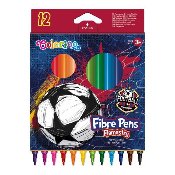 Colorino Fixy - Fotbal (12 barev)