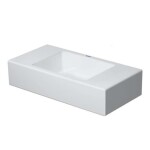 DURAVIT - Vero Air Umývátko 50x25 cm, bez přepadu, bez otvoru pro baterii, bílá 0724500000