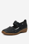 Polobotky Rieker 41399-14 Přírodní kůže (useň) - Lícová
