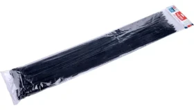 EXTOL-PREMIUM Stahovací pásky na kabely 900x12,4mm černé / 50 ks / nylon PA66 / UV odolné / -40 až 85°C (EX8856180)
