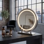 REA - Zrcadlo LED MAKE-UP Chrome 40 cm HOM-01808