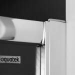 Aquatek - Master B6 90 Sprchové dveře do niky-zalamovací dvoudílné 86-90 cm, výplň sklo - čiré MASTERB690-06