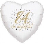 84. narozeniny balónek srdce Balonky.cz 84. narozeniny balónek srdce Balonky.cz