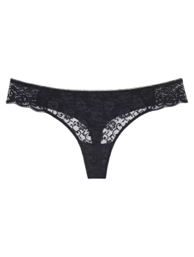 Dámské kalhotky Amourette Hipster String - Triumph černá (0004) 0036