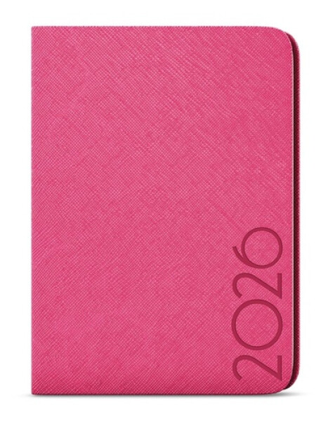 Týdenní diář 2026 Zoro Toro A5 růžová