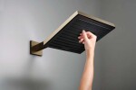 HANSGROHE - Pulsify E Hlavová sprcha, 26x26 cm, EcoSmart+, kartáčovaný bronz 24333140