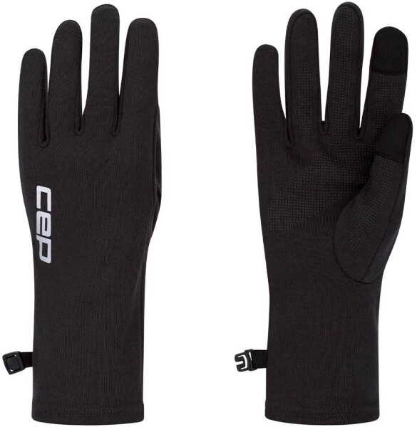 CEP Cold weather gloves black - Běžecké rukavice CEP MERINO Velikost: XL