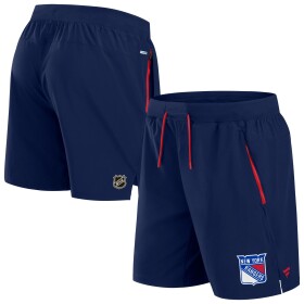 Fanatics Pánské kraťasy New York Rangers NHL 2024 25 Authentic Pro Locker Room Shorts Velikost: 3XL