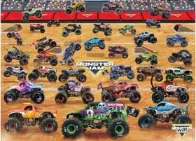 EUROGRAPHICS Puzzle Sestava trucků Monster Jam