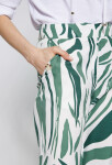 Monnari Kalhoty se vzorem Dámské kalhoty Multi Green 44