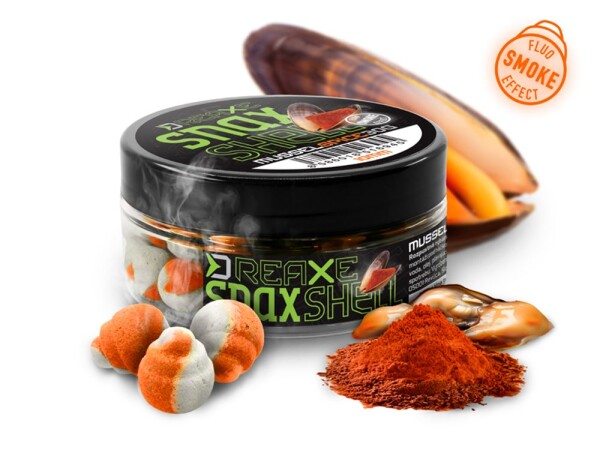 Delphin Nástraha D Snax Shell Mušle-Koření - 10mm 30g,Delphin Nástraha D Snax Shell Mušle-Koření - 10mm 30g