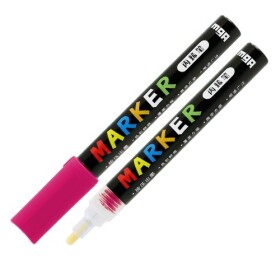 M&G, Acrylic Marker, akrylový popisovač, 2 mm, 1 ks Barva MG popisovač: Rose Red