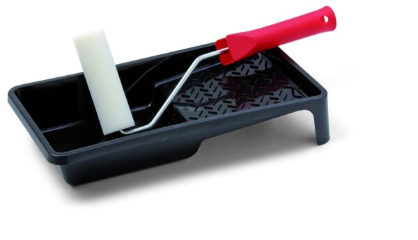 Lakovací sada 11cm, pěnový váleček (55kg/m3), držadlo 27cm, vanička, Soft Pro HK-R