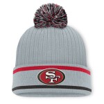 Fanatics Pánská zimní čepice San Francisco 49ers NFL Fissure Cuffed Knit Hat with Pom