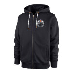 47 Brand Pánská Mikina Edmonton Oilers Back Check 47 MORRIS Full Zip Hood Velikost: