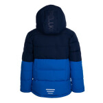 Dětská zimní bunda s kapucí Trollkids Kids Gryllefjord nepromokavá modrá/zelená (365-100) 92