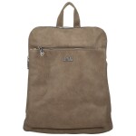 Trendy dámský koženkový kabelko-batoh Coveri Gitta, taupe