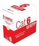 QLA A-LAN KIU6PVC305Q šedá / Síťový kabel / Cat6 / U/UTP / 305 m / PVC plášť (KIU6PVC305Q)