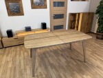 Massivo.cz Rozkládací jídelní stůl Oriento 160x90 cm, patina-černá