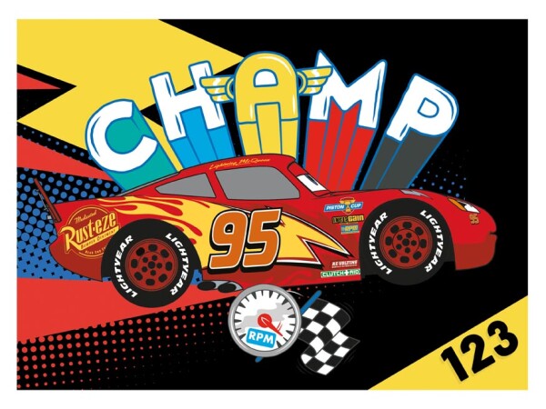 MFP MFP, 8020958, desky na číslice, Disney Cars, 1 ks