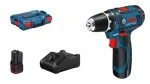 BOSCH GSR 12V-15 / Aku Vrtací šroubovák / 12V / 2x2.0Ah / 10 mm sklíčidlo / 1300 ot-min / 30 Nm / L-BOXX (0601868109)