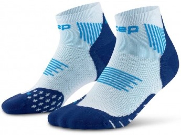 CEP dámské kotníkové běžecké kompresní ponožky 5.0 - ice/blue Velikost: IV (EUR 40-43)