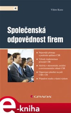 Společenská odpovědnost firem - Vilém Kunz e-kniha