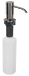SAPHO - Zápustný dávkovač mýdla, kulatý, gun metal SP023GM