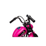 Mamido Elektrická motorka SPEED Power růžová