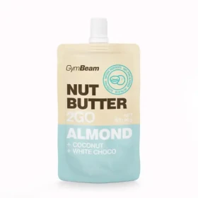 Mandlové máslo 2GO - mandlové máslo s kokosem a bílou čokoládou - GymBeam (80 g) (82123-1-80g)