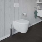 DURAVIT - ME by Starck Závěsné WC, WonderGliss, bílá 25280900001