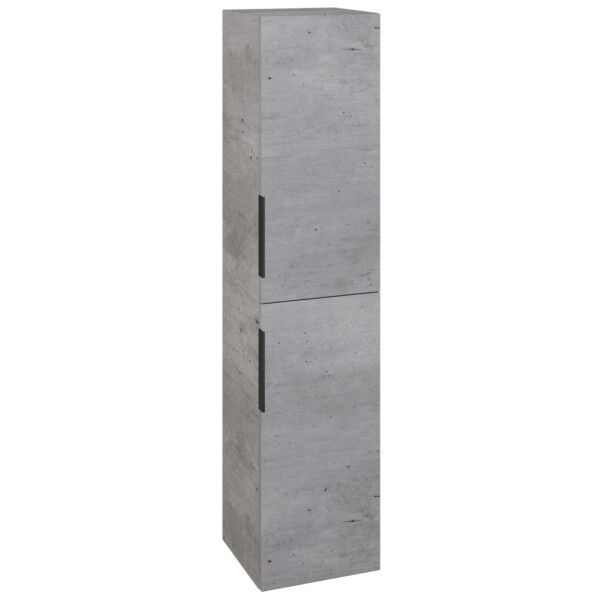 Dřevojas - Vysoká skříň DOS SVD2 35 - D01 Beton / Úchytka T07 / D01 Beton / Pravé 62807IP