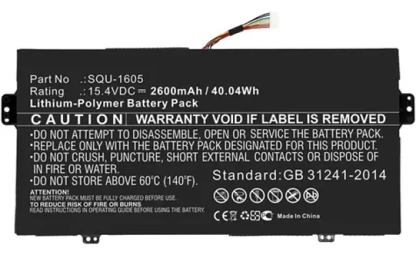 CoreParts černá / Baterie pro notebook / Acer Swift SF713-51 (MBXAC-BA0097)