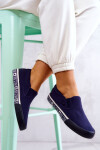 Dámské Tenisky Slip-on Big Star HH274011 Námořnická modrá 37