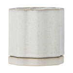 Bloomingville Keramický obal na květináč Argyle Ø 13 cm, béžová barva, keramika