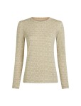 ICEBREAKER Wmns Merino 260 Tech Vertex LS Crewe AlpGeo, Undyed/Cumin/J (vzorek) velikost: S