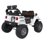 Mamido Elektrické autíčko Extreme Sport 4x4 s proměnlivou velikostí bílé