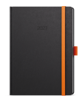 Týdenní diář 2027 Baloušek Oskar Nora A5 oranžová