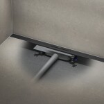 SET Sprchový žlab Kaldewei Flowline Zero 90 cm nerez černá mat a odtoková souprava FlowDrain Flat 940000010676+687744810000 KALDEWEISET25