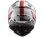 Endurová helma LS2 MX436 PIONEER EVO EVOLVE RED WHITE Velikost.: