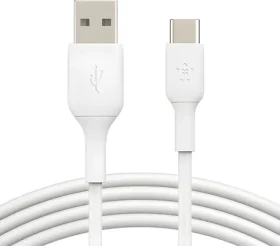 Belkin CAB001BT1MWH2PK bílá / Datový kabel / USB-A - USB-C / 1 m (CAB001BT1MWH2PK)