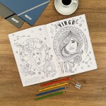 Antistresové omalovánky 210x290mm/32 stran - Astrologie