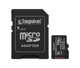 Kingston MicroSDXC karta 256GB Canvas Select Plus, U1, V10, A1, SD Adaptér EDF_443765