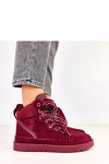 Sportovní zimní obuv C2077 bordó -Solea 40