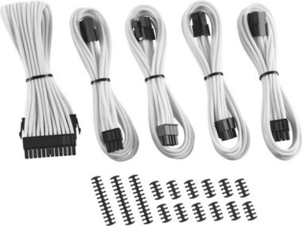 CableMod Classic ModMesh Kabel Extension Kit 8+8 pin PCIe - bílá (CM-CAB-CKIT-N88KW-R)