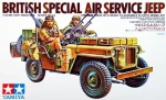 Tamiya Plastikový model vojenské techniky 35033 British Jeep SAS 1:35