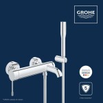 GROHE - Essence Vanová baterie s příslušenstvím, chrom 33628001