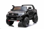 Mamido Dětské elektrické autíčko Toyota Hilux 2x24V7Ah | 4x200W | 4x4 | pro 2 děti | ECO kůže | EVA kola černé